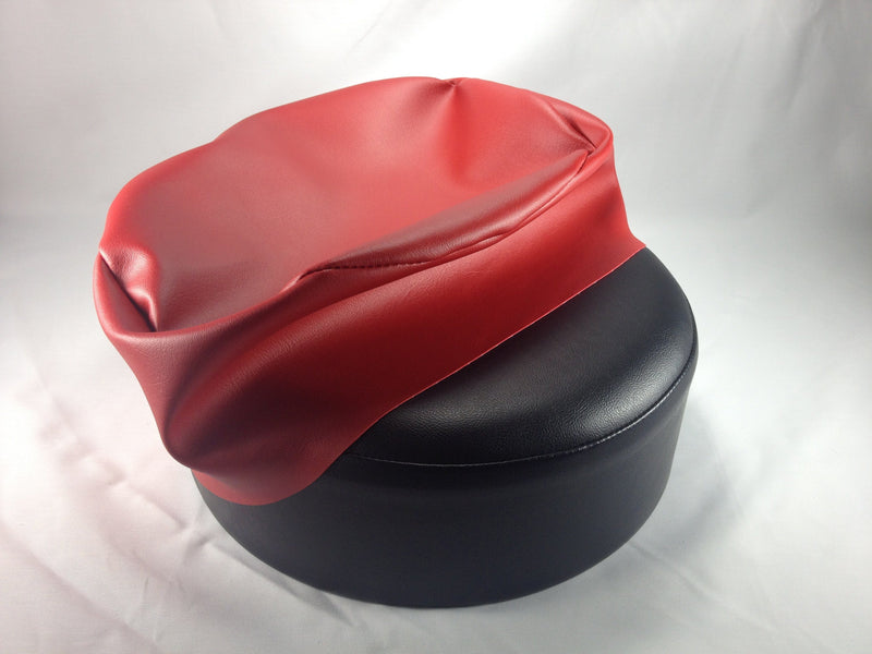 Red Vinyl Replacement Bar Stool Cover