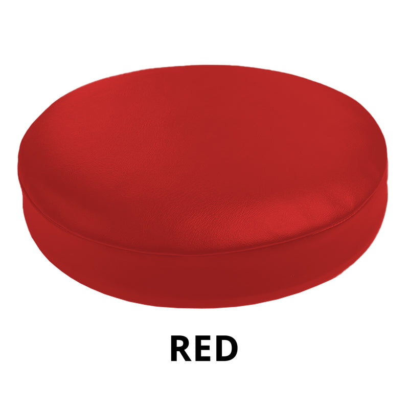 Red Vinyl Staple on Bar Stool Cover Replacement